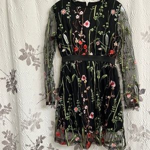 Beautiful like new embroidered dress worn once size small